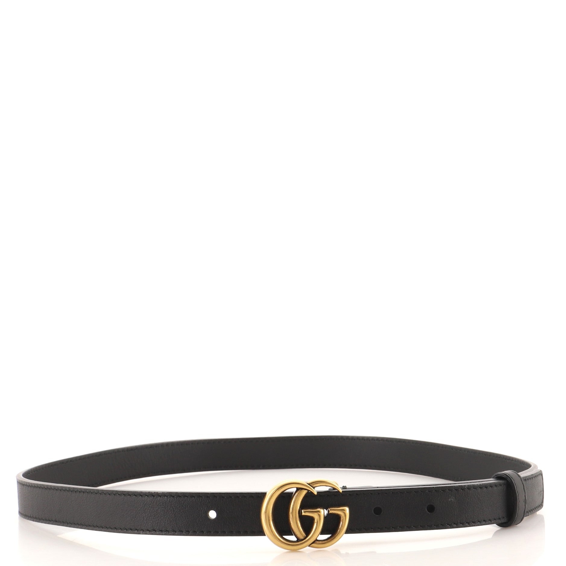 GG Marmont Belt Leather Thin 80