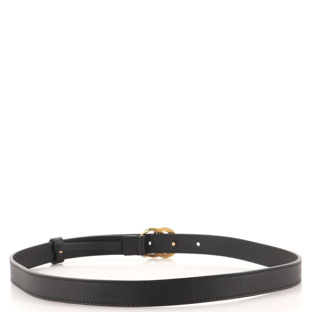 GG Marmont Belt Leather Thin 80
