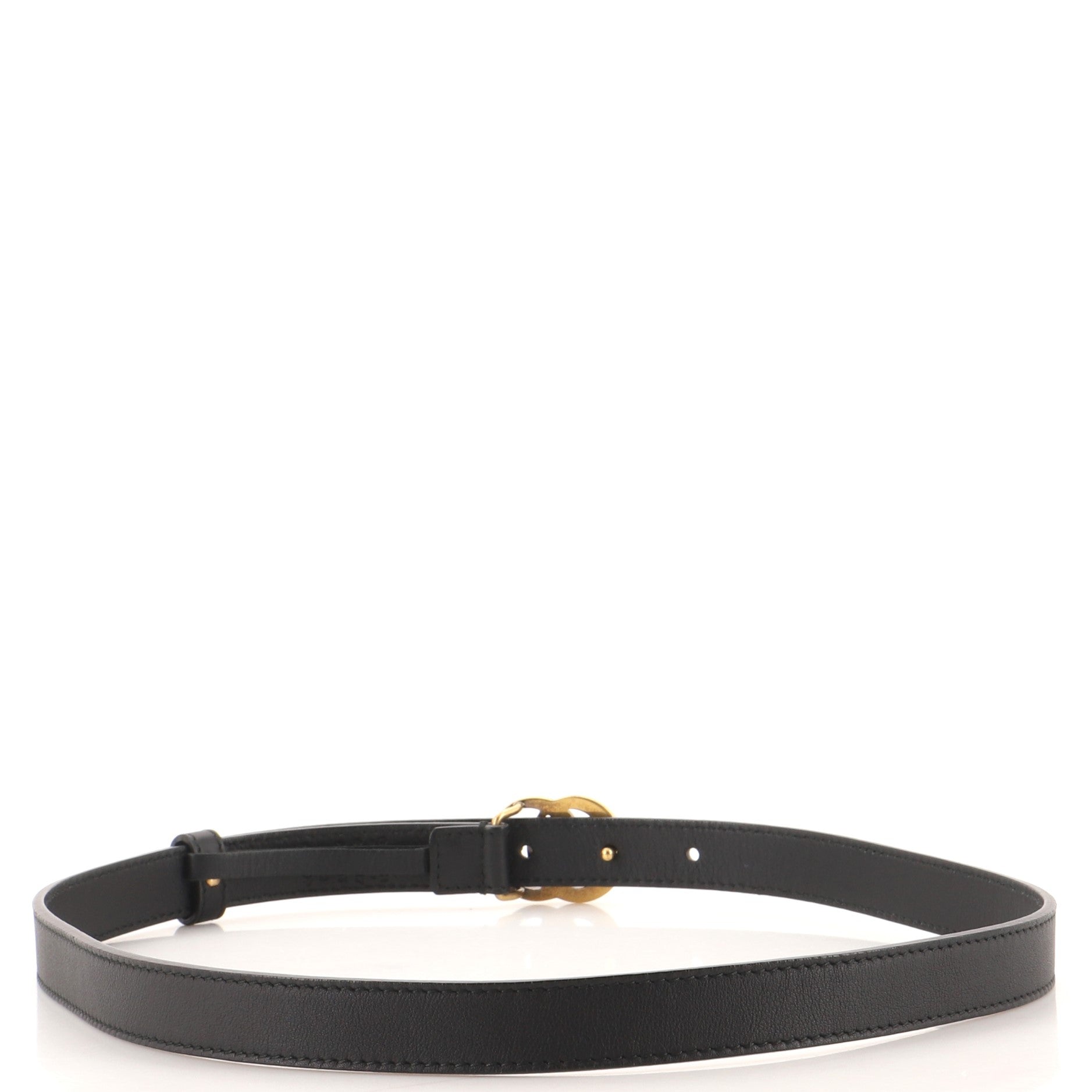 GG Marmont Belt Leather Thin 80