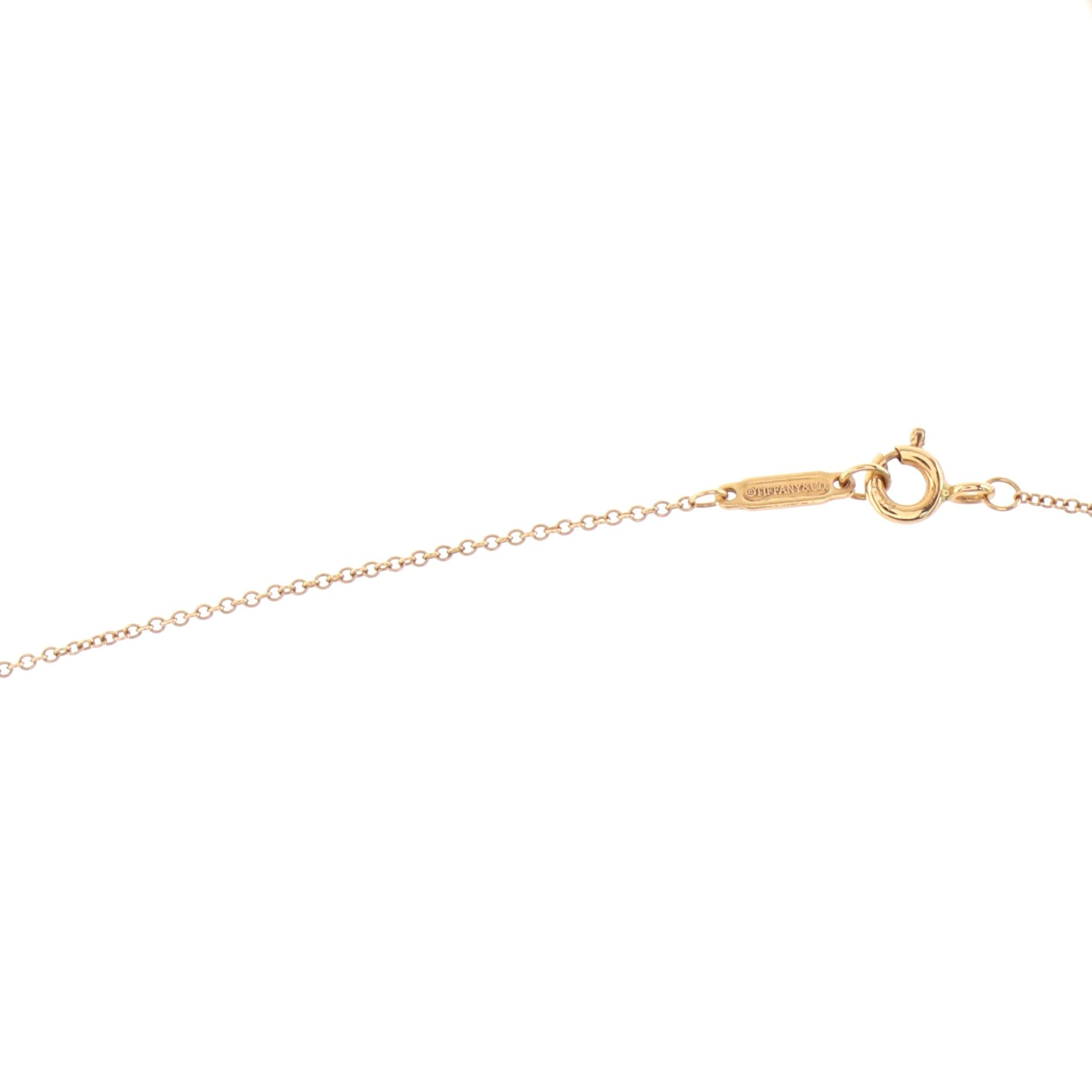 Heart Key Pendant Necklace 18K Yellow Gold