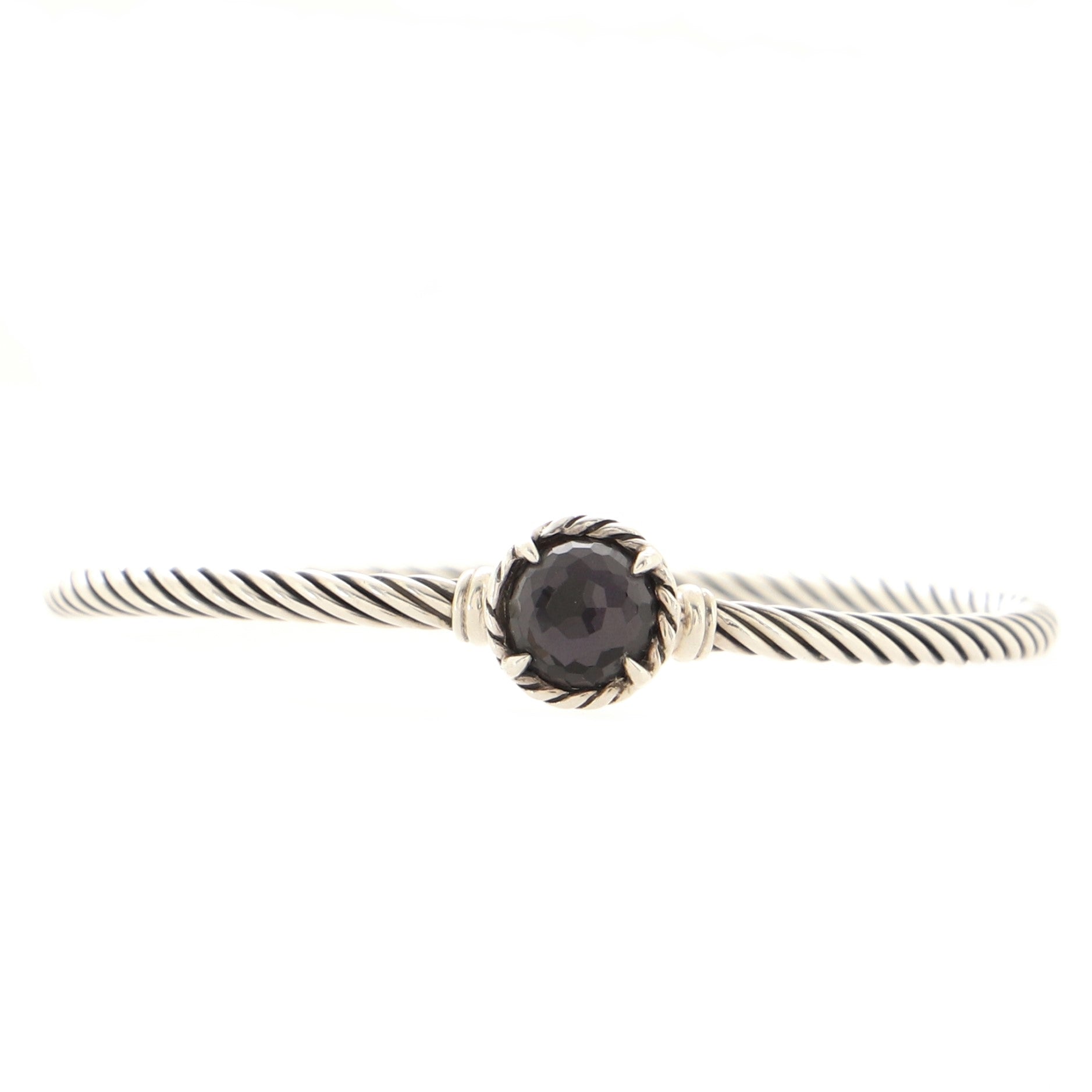 Petite Chatelaine Bracelet Sterling Silver with Amethyst 3mm