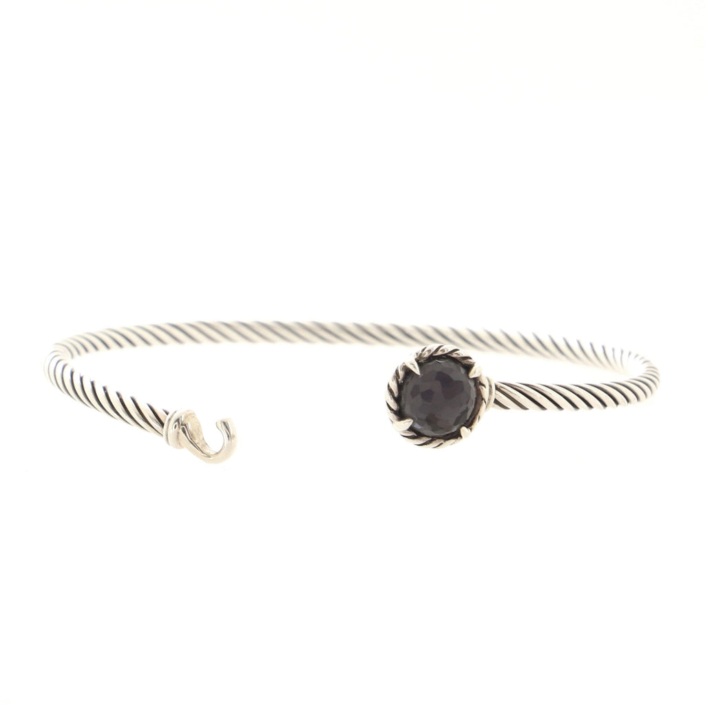 Petite Chatelaine Bracelet Sterling Silver with Amethyst 3mm