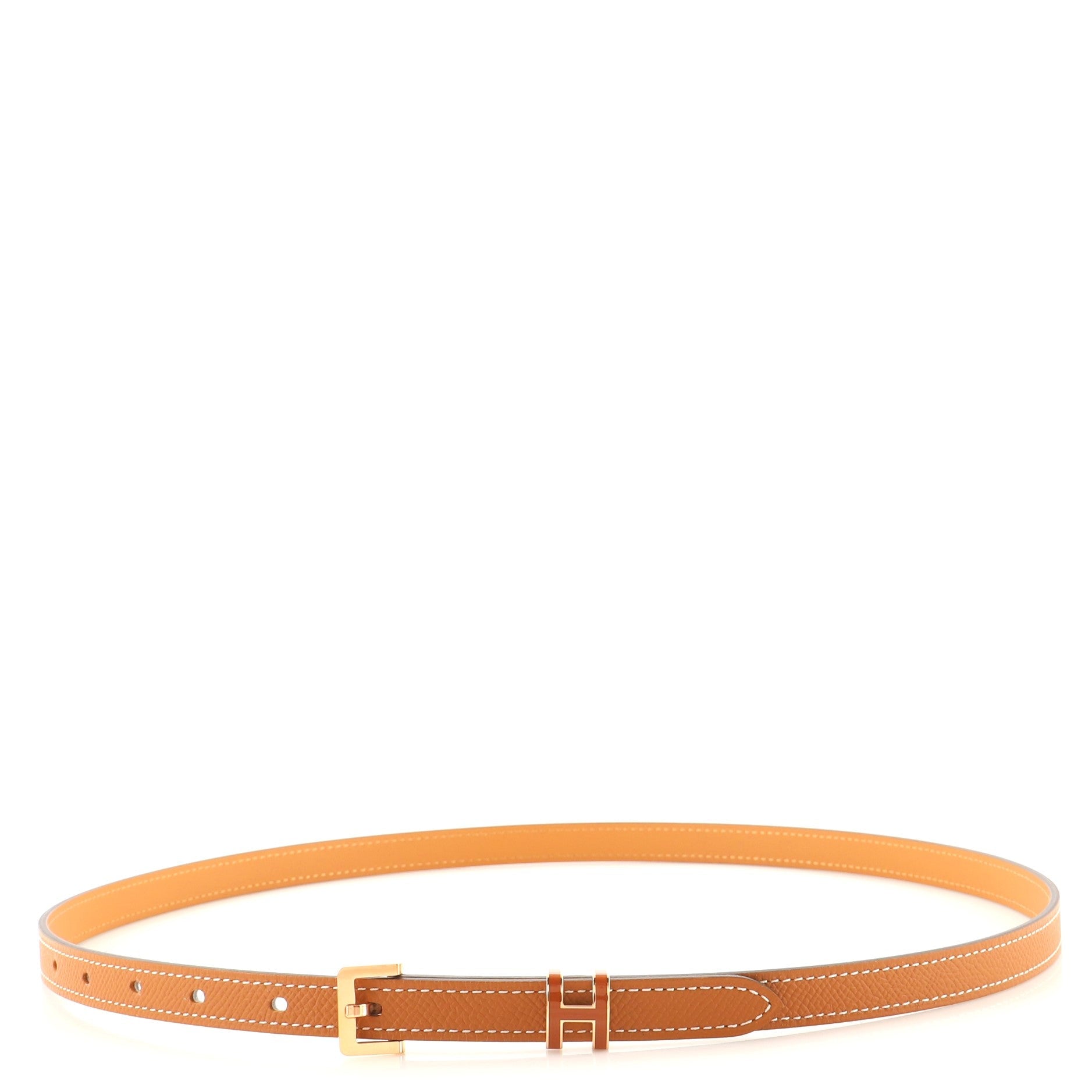 Pop H Belt Leather Thin 90