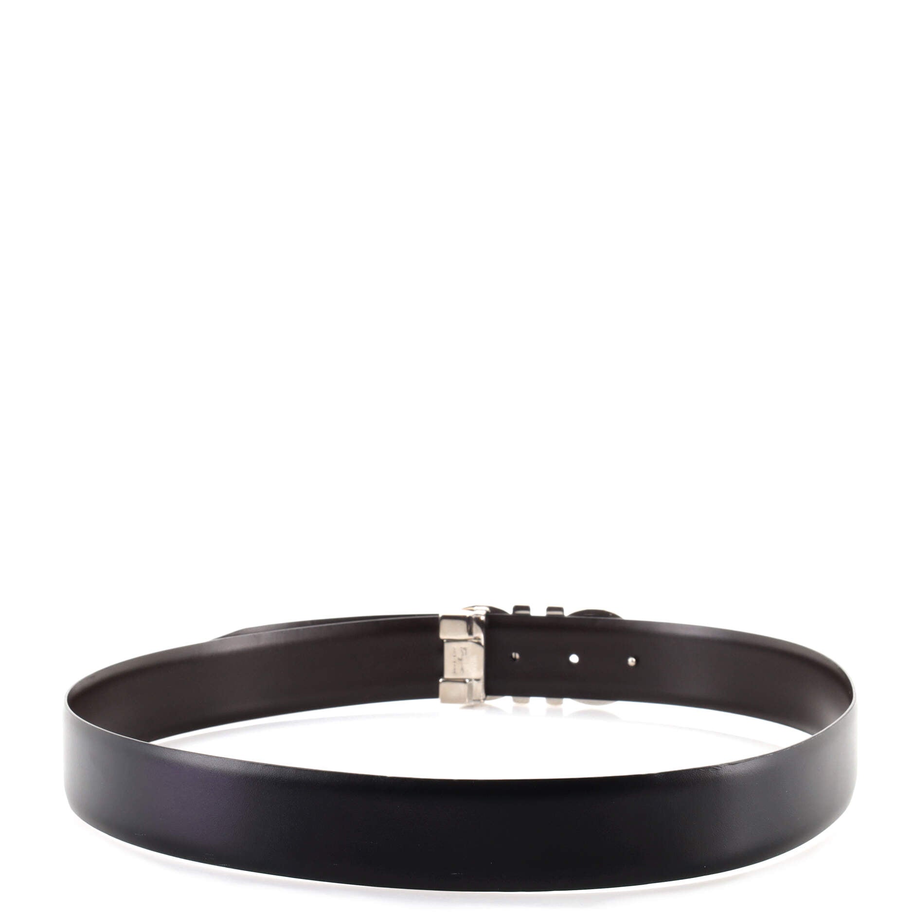 Gancini Belt Leather Medium 80
