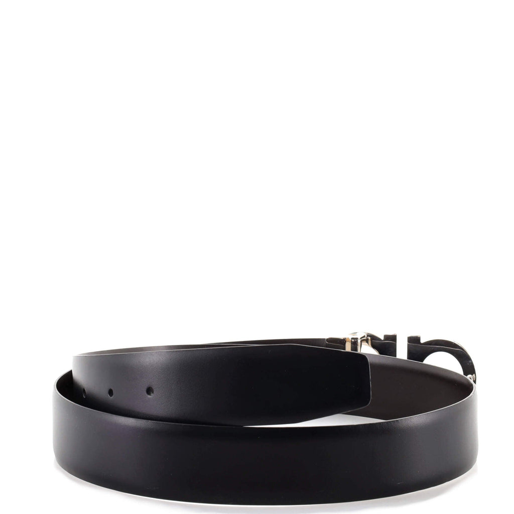 Gancini Belt Leather Medium 80