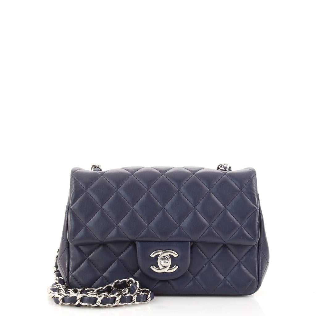 Classic Single Flap Bag Quilted Lambskin Mini