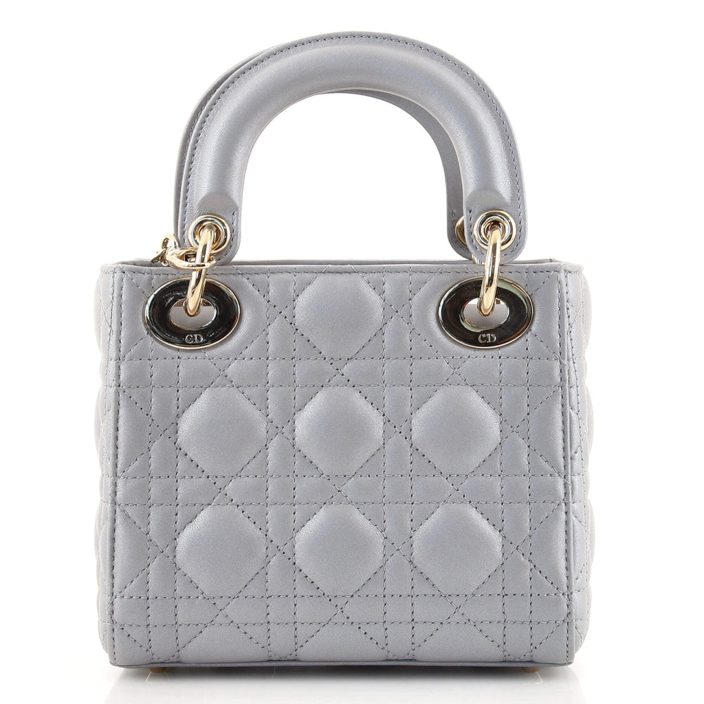 Lady Dior Chain Bag Cannage Quilt Lambskin Mini