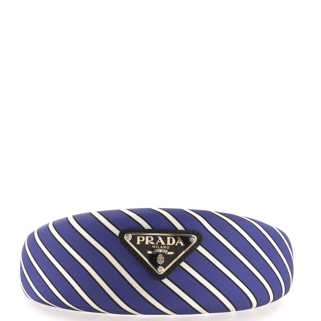 Triangle Logo Headband Printed Satin XXL