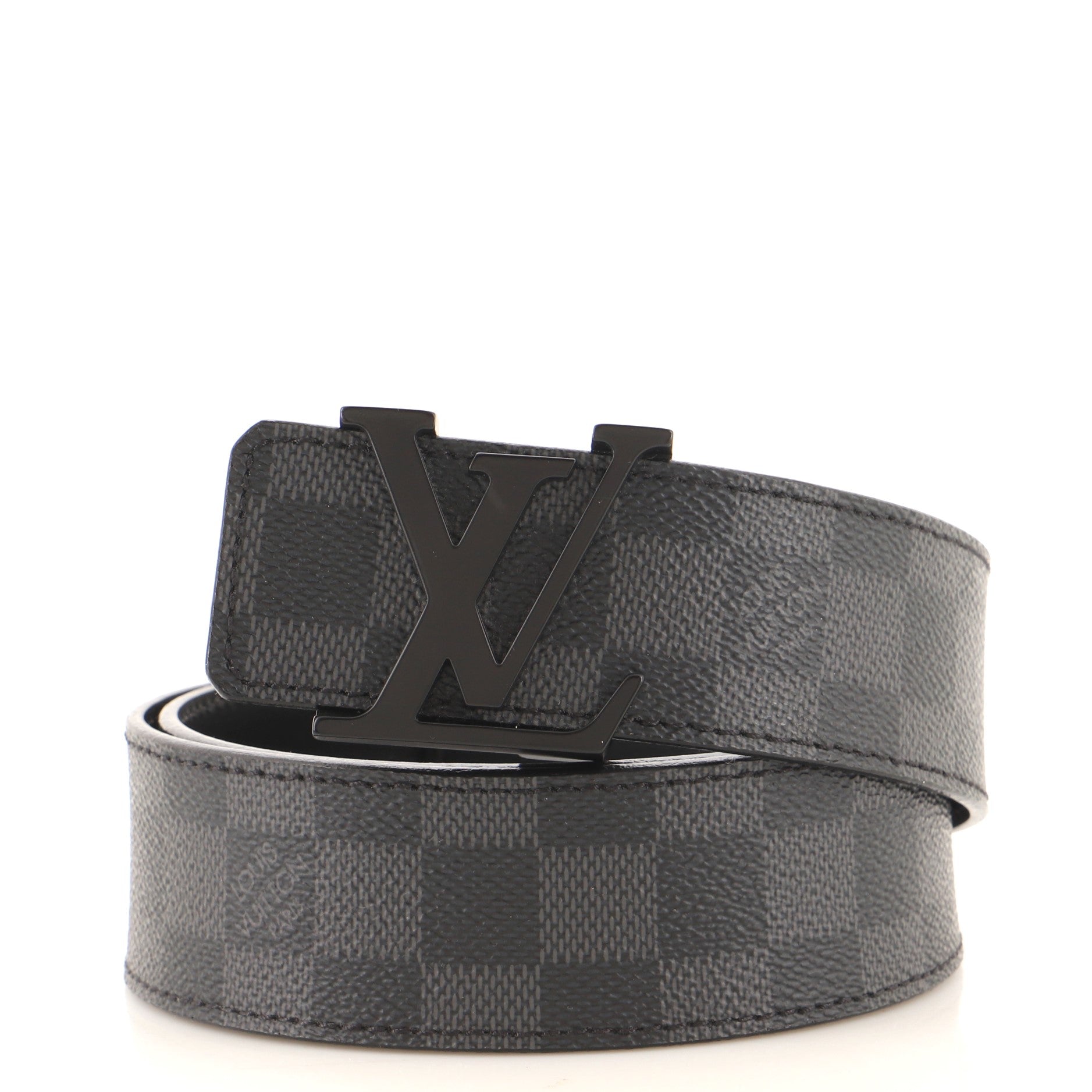 LV Initiales Belt Damier Graphite Wide 85