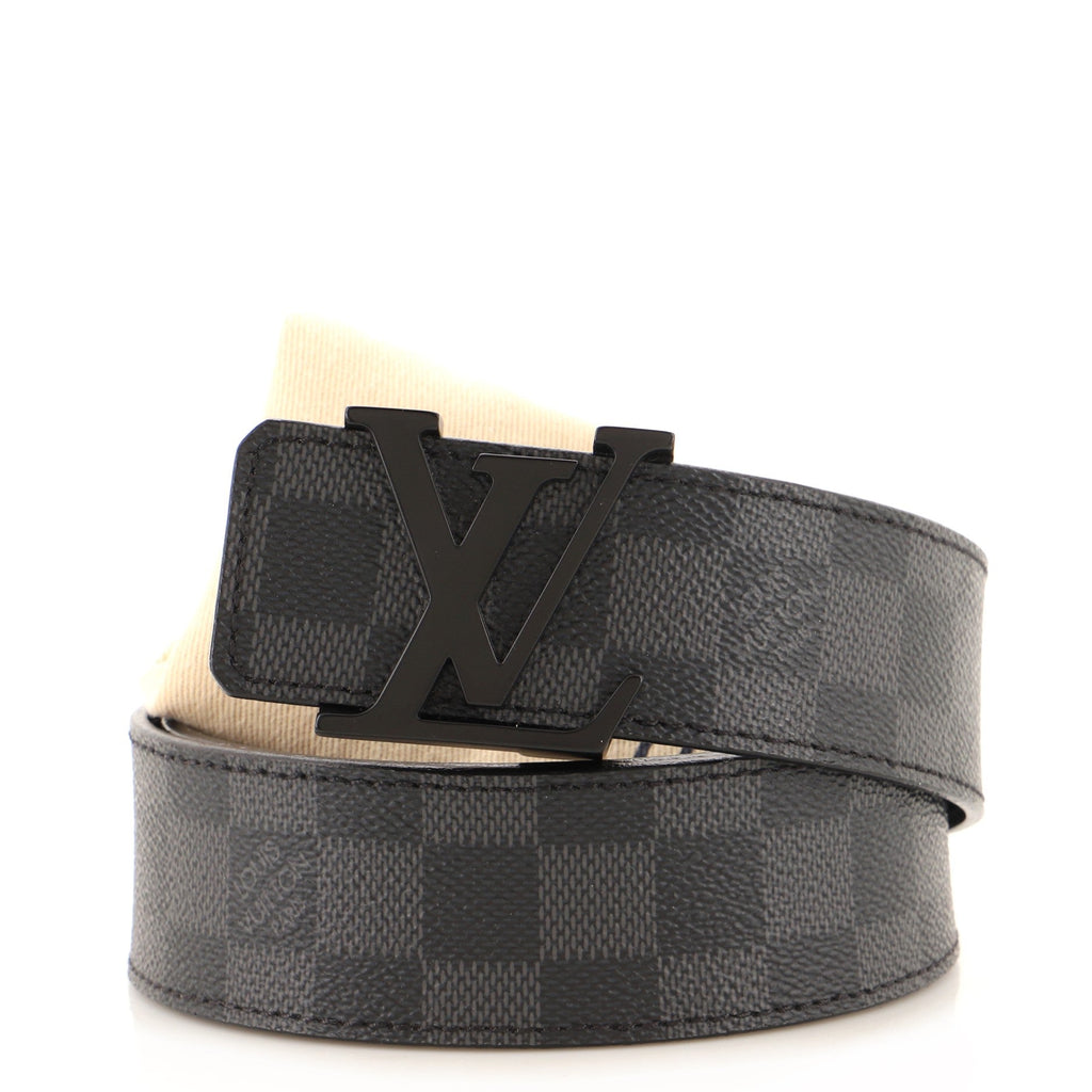 LV Initiales Belt Damier Graphite Wide 85