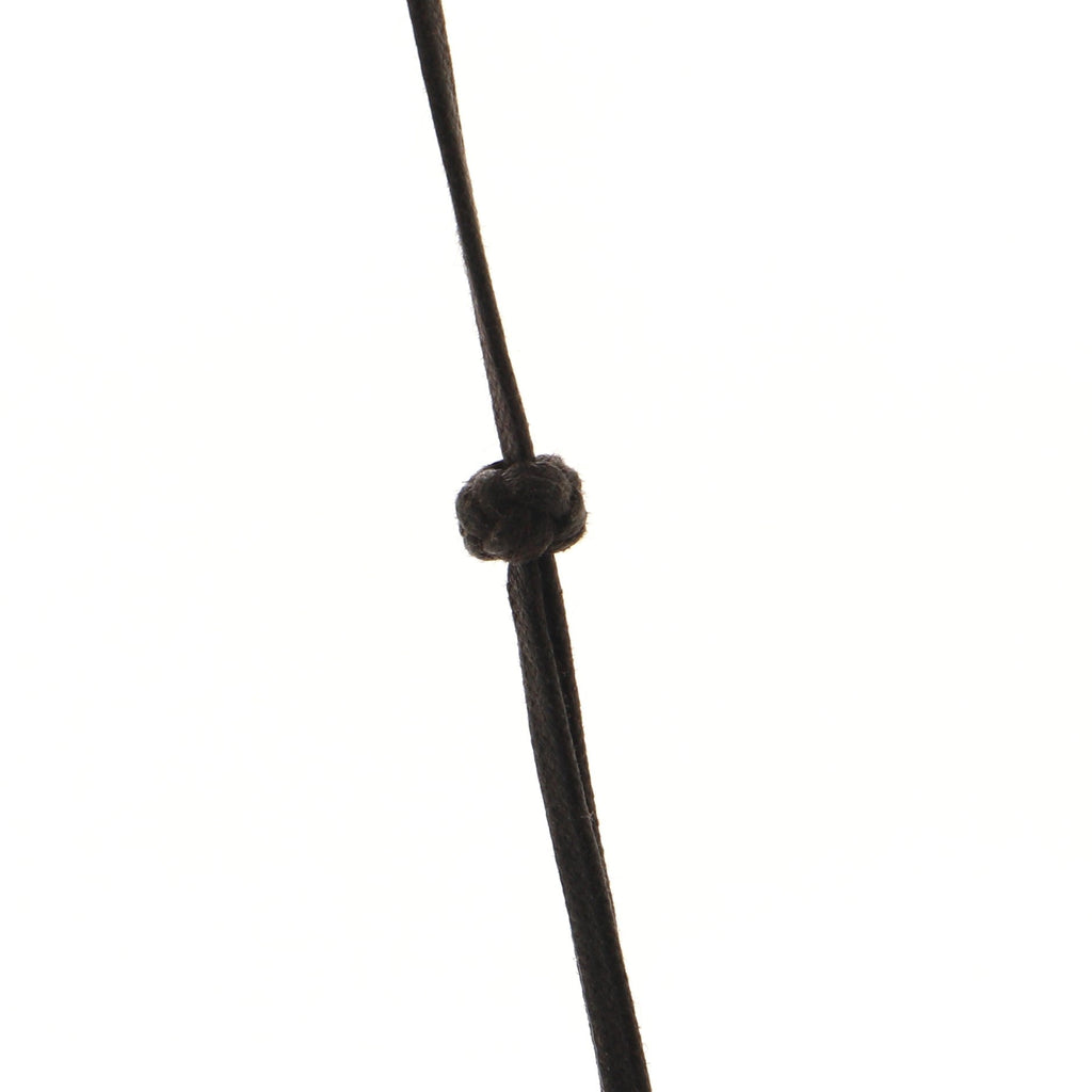 Karamba Necklace Lacquered Buffalo Horn and Waxed Cotton