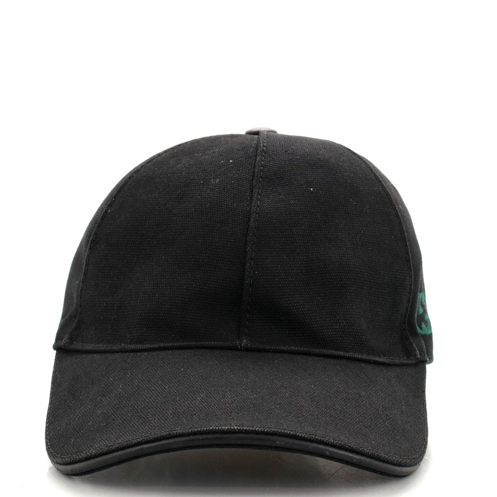 Interlocking GG Baseball Cap Canvas S