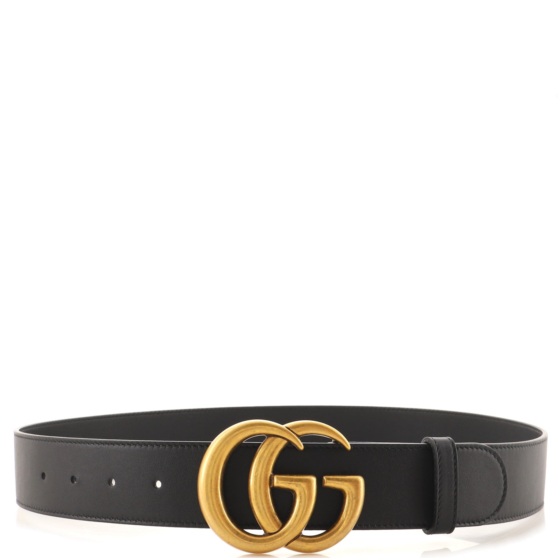 GG Marmont Belt Leather Wide 80