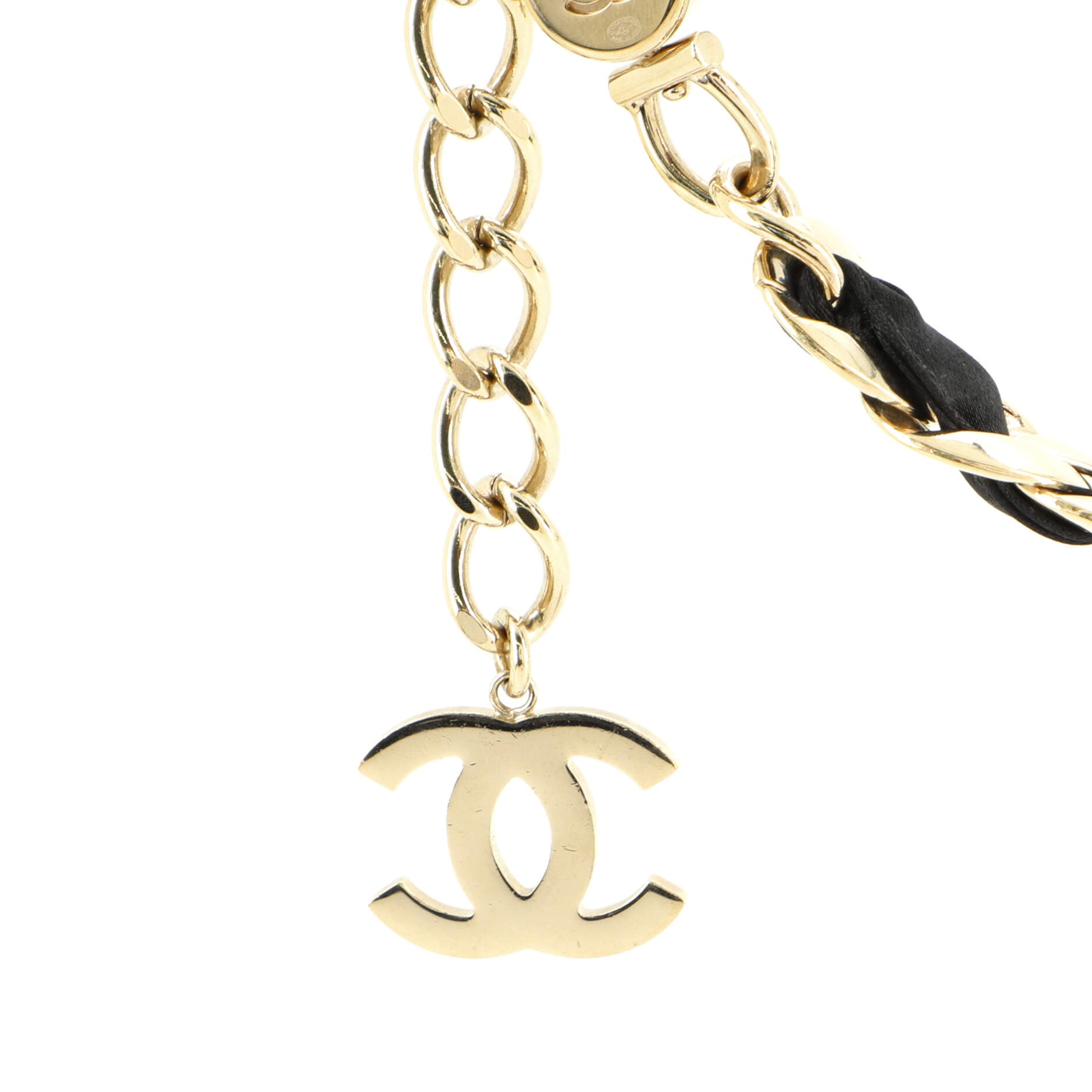 CC Chain Belt Metal with Satin Wide 75