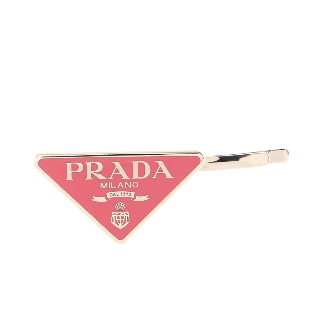 Logo Hair Pin Set Enameled Metal XS