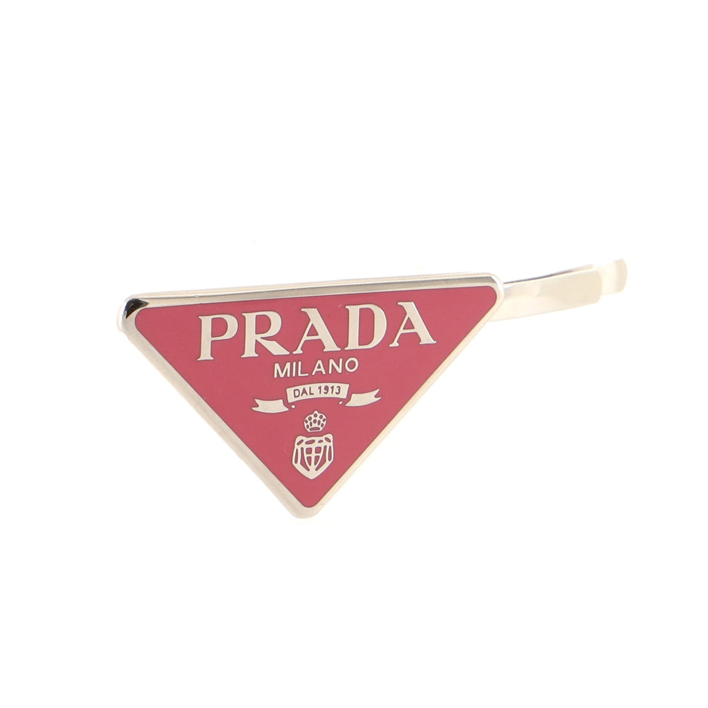 Logo Hair Pin Set Enameled Metal XS