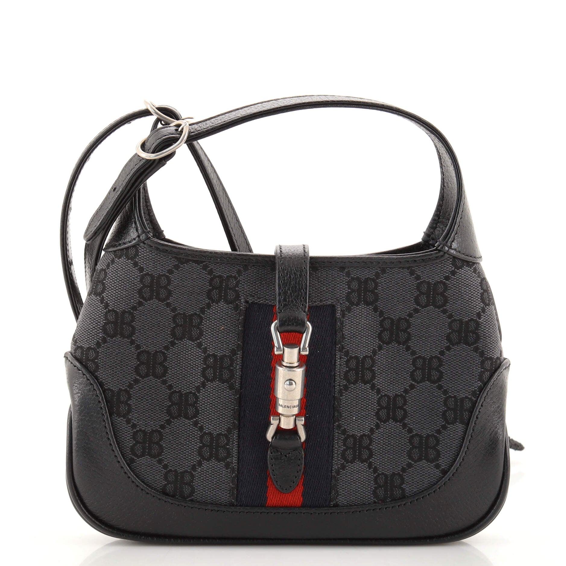 x Gucci The Hacker Project Jackie 1961 Hobo BB Canvas Mini