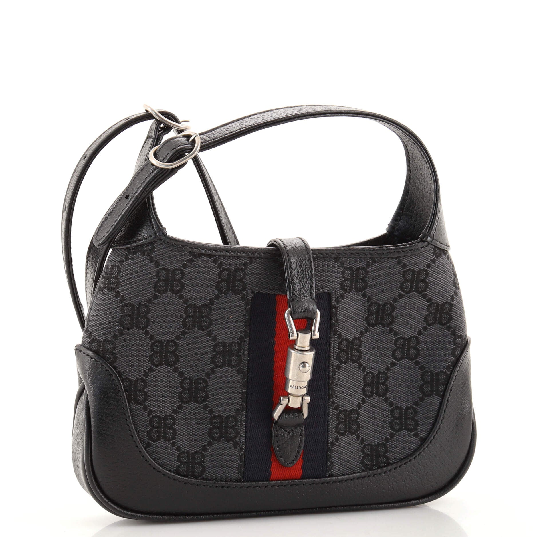 x Gucci The Hacker Project Jackie 1961 Hobo BB Canvas Mini