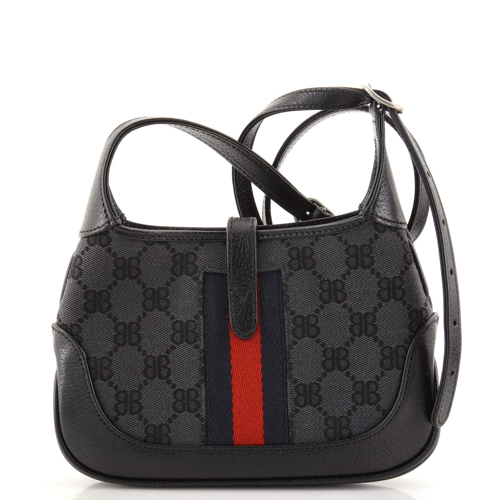 x Gucci The Hacker Project Jackie 1961 Hobo BB Canvas Mini