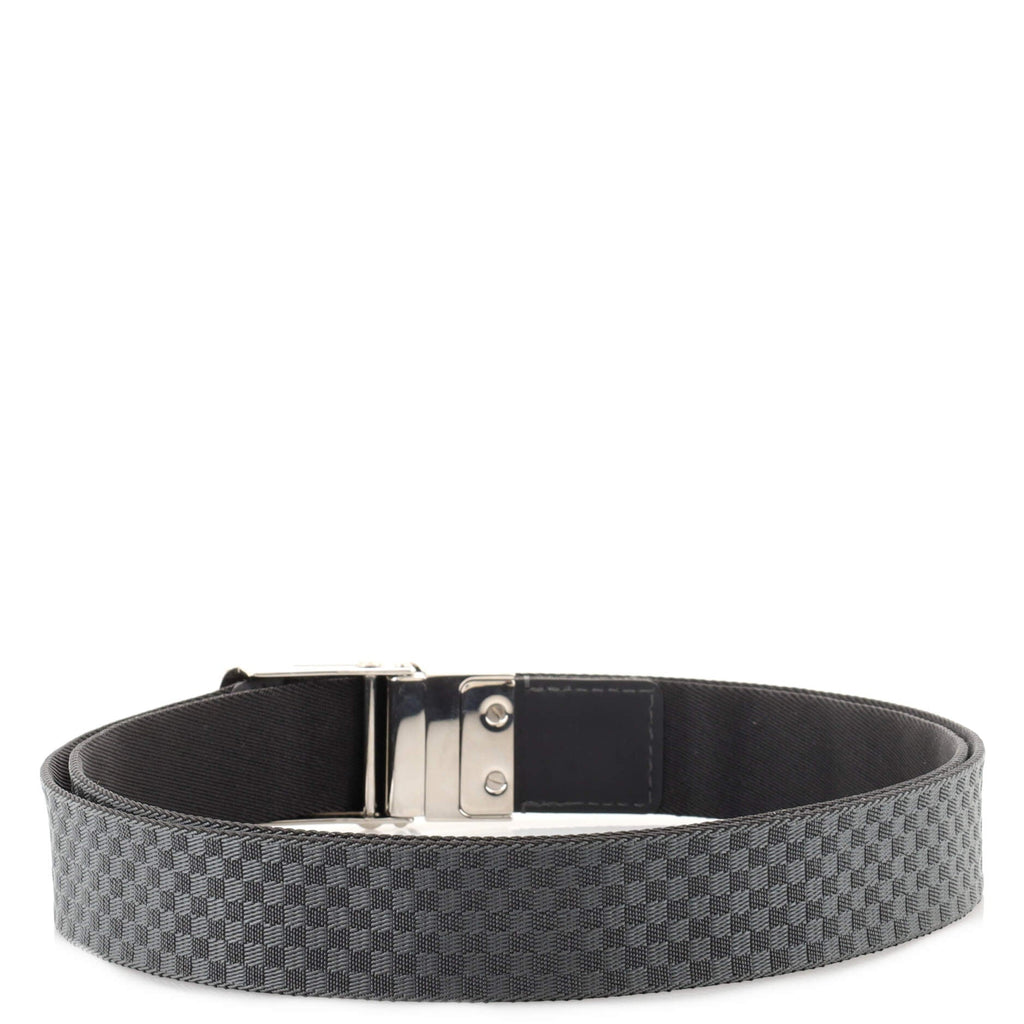 Damier Buckle Belt Damier Graphite Nylon Medium 90