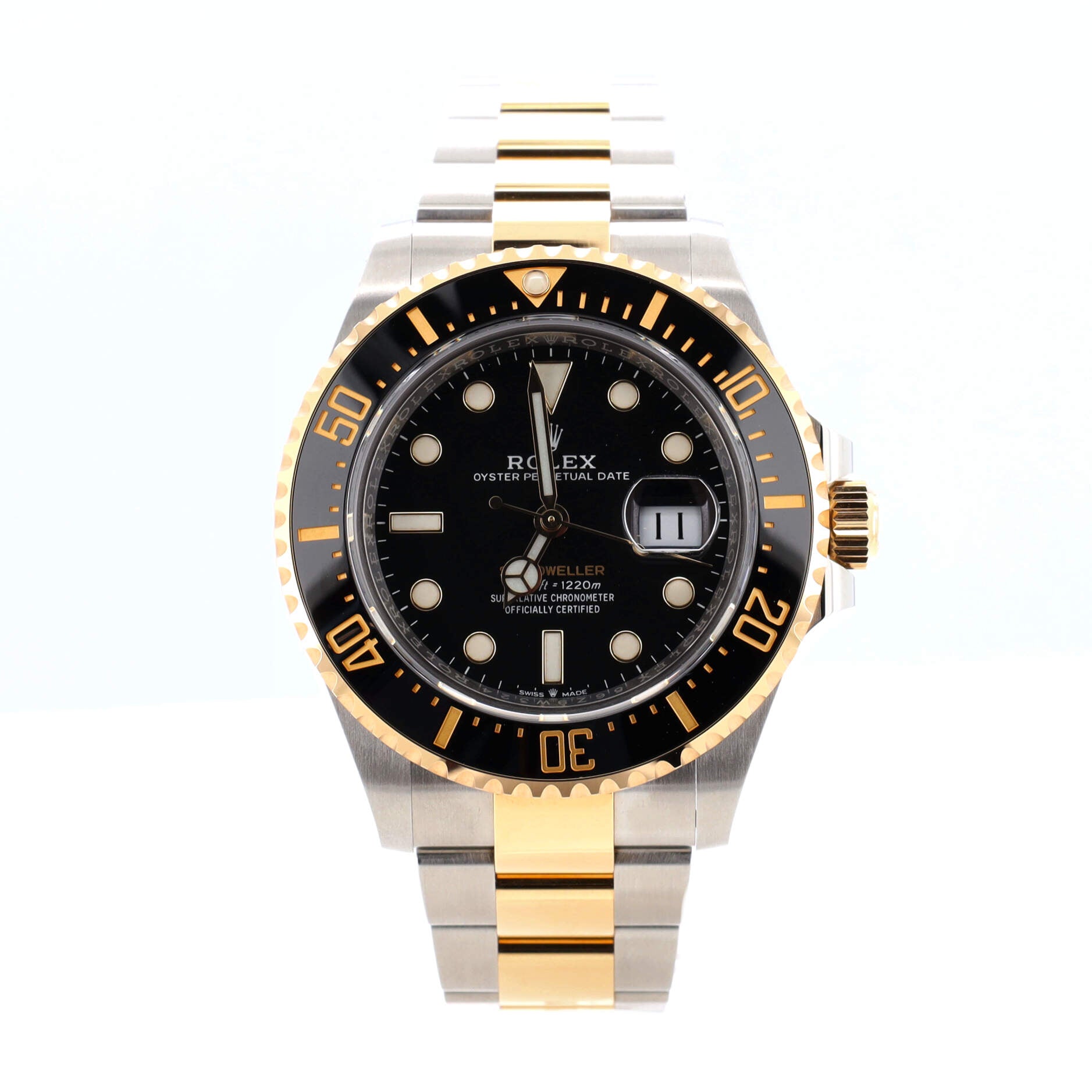 Oyster Perpetual Sea-Dweller Automatic Watch Stainless Steel and Cerachrom with Yellow Gold 43