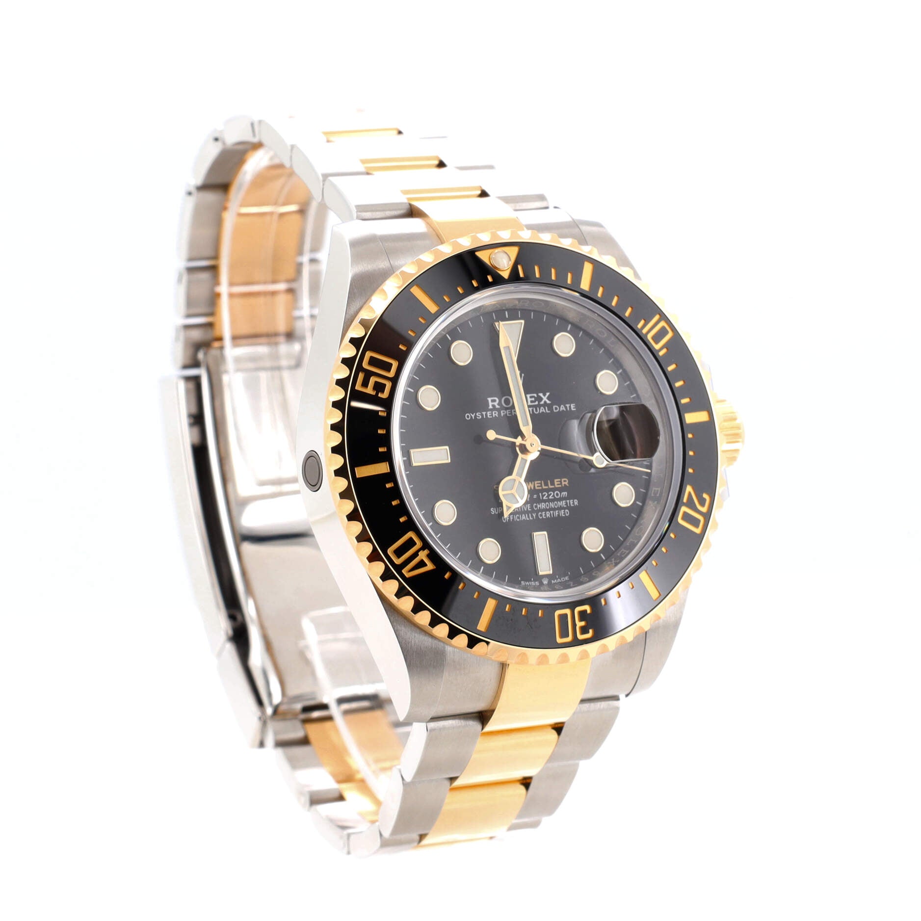 Oyster Perpetual Sea-Dweller Automatic Watch Stainless Steel and Cerachrom with Yellow Gold 43