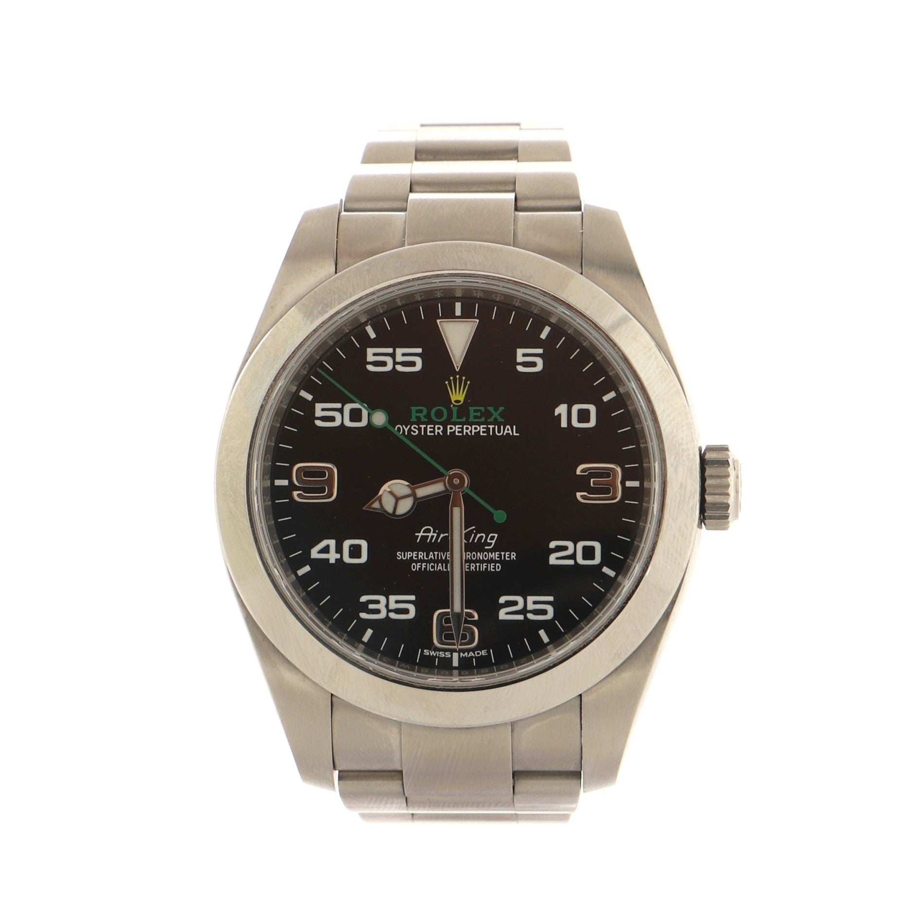 Air King Oyster Perpetual Chronometer Automatic Watch Stainless Steel 40