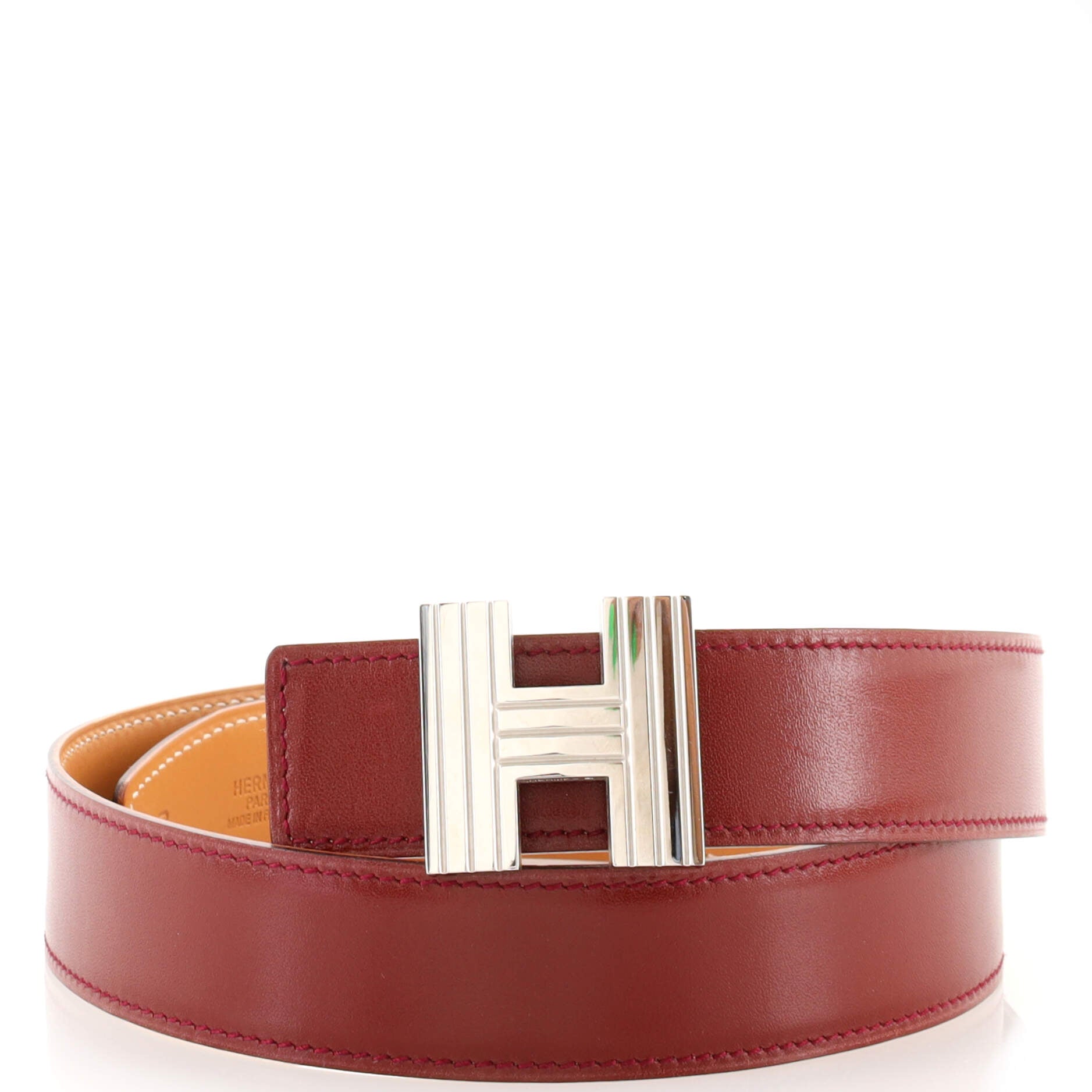 Cadena H Reversible Belt Leather Medium 70