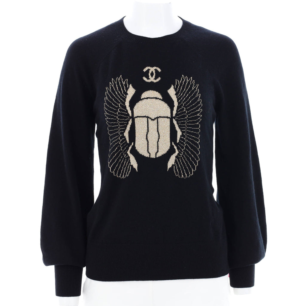 Women's Paris-New York Scarab Sweater Cashmere