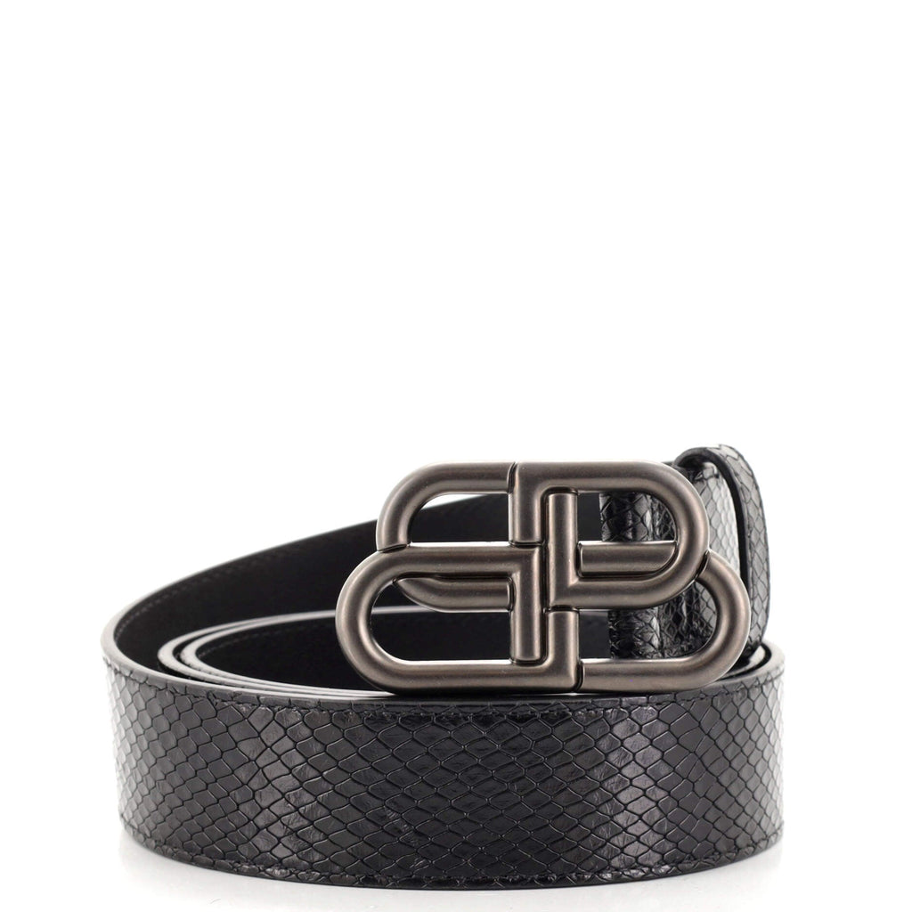 BB Belt Python Embossed Leather Medium 105