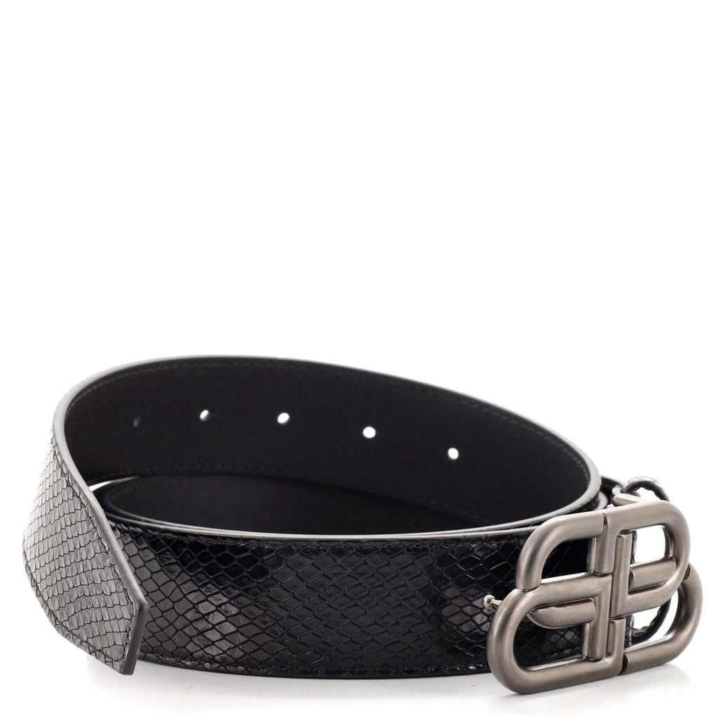 BB Belt Python Embossed Leather Medium 105