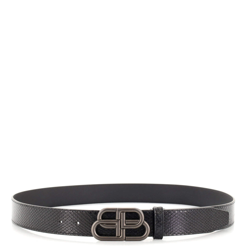 BB Belt Python Embossed Leather Medium 105