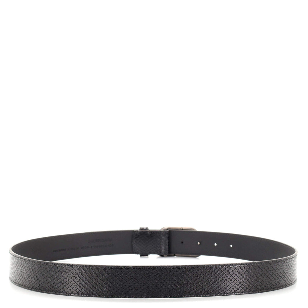 BB Belt Python Embossed Leather Medium 105
