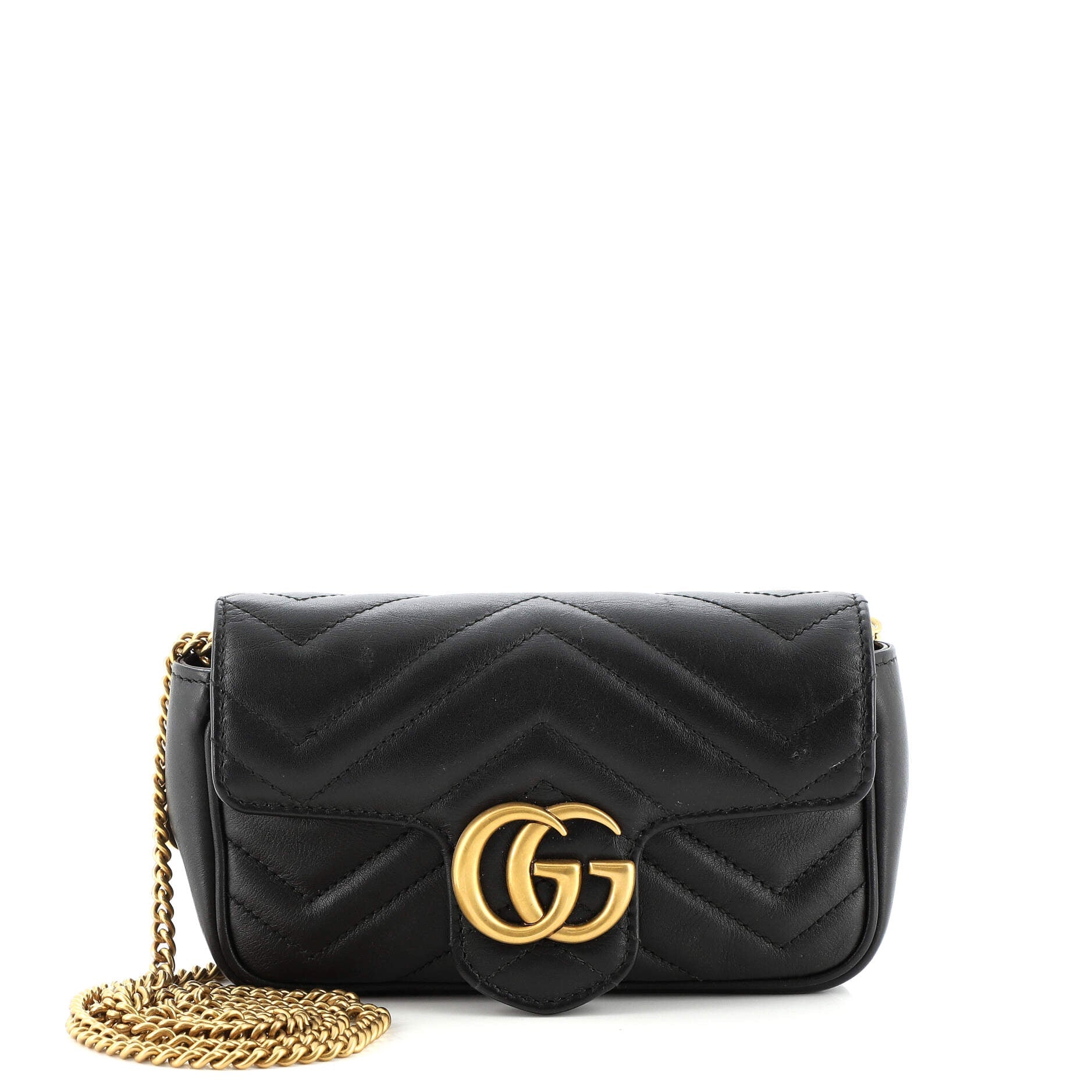 GG Marmont Flap Bag Matelasse Leather Super Mini