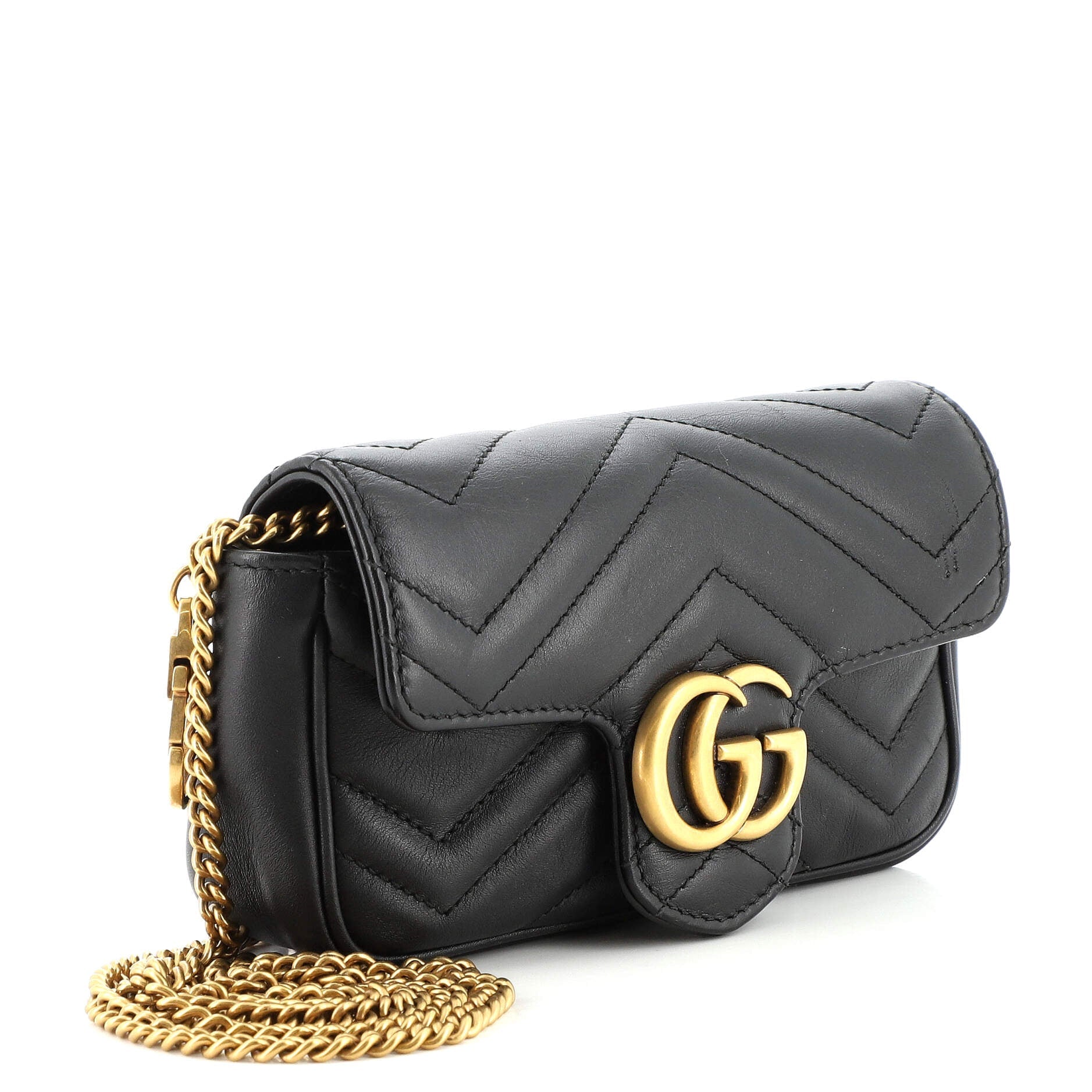 GG Marmont Flap Bag Matelasse Leather Super Mini