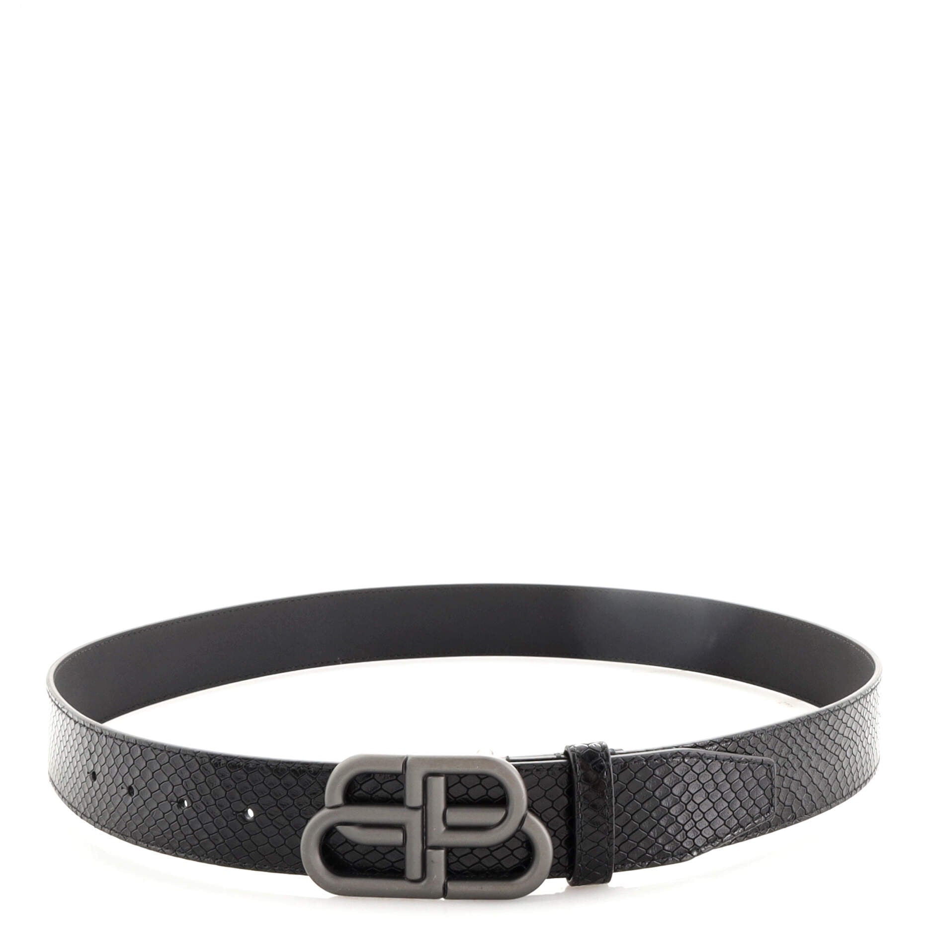 BB Belt Python Embossed Leather Medium 95