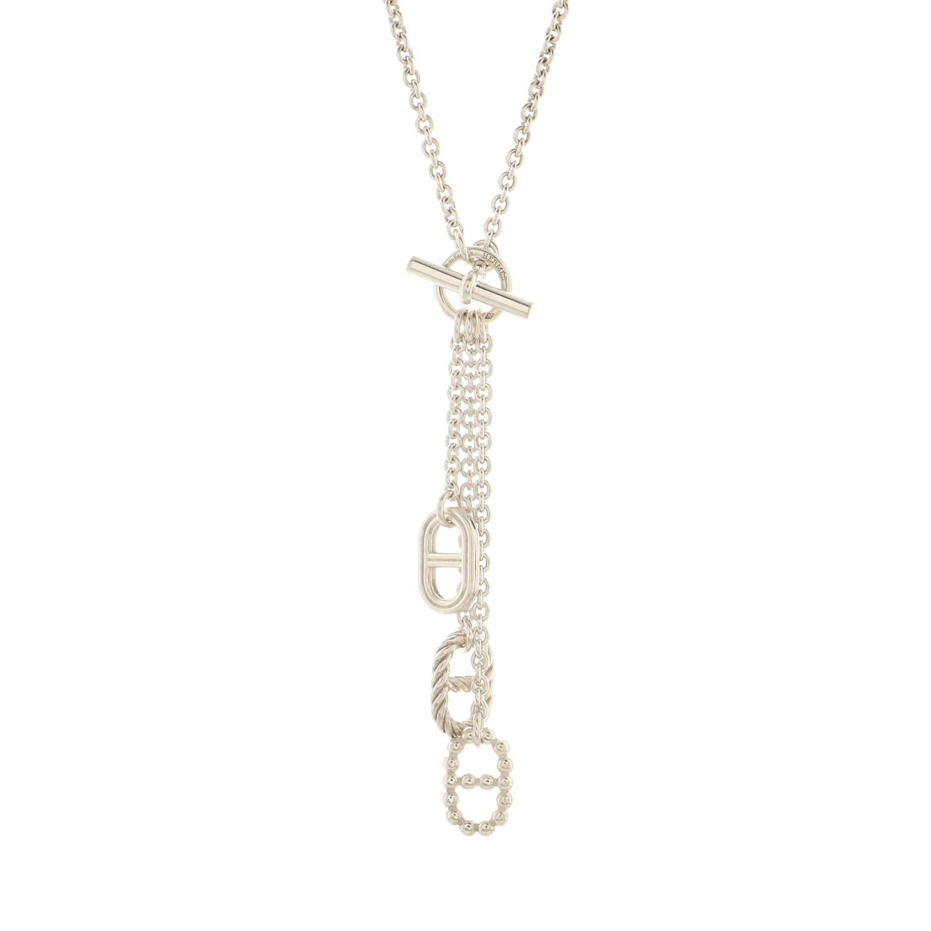 Chaine d'Ancre Parade Lariat Necklace Sterling Silver