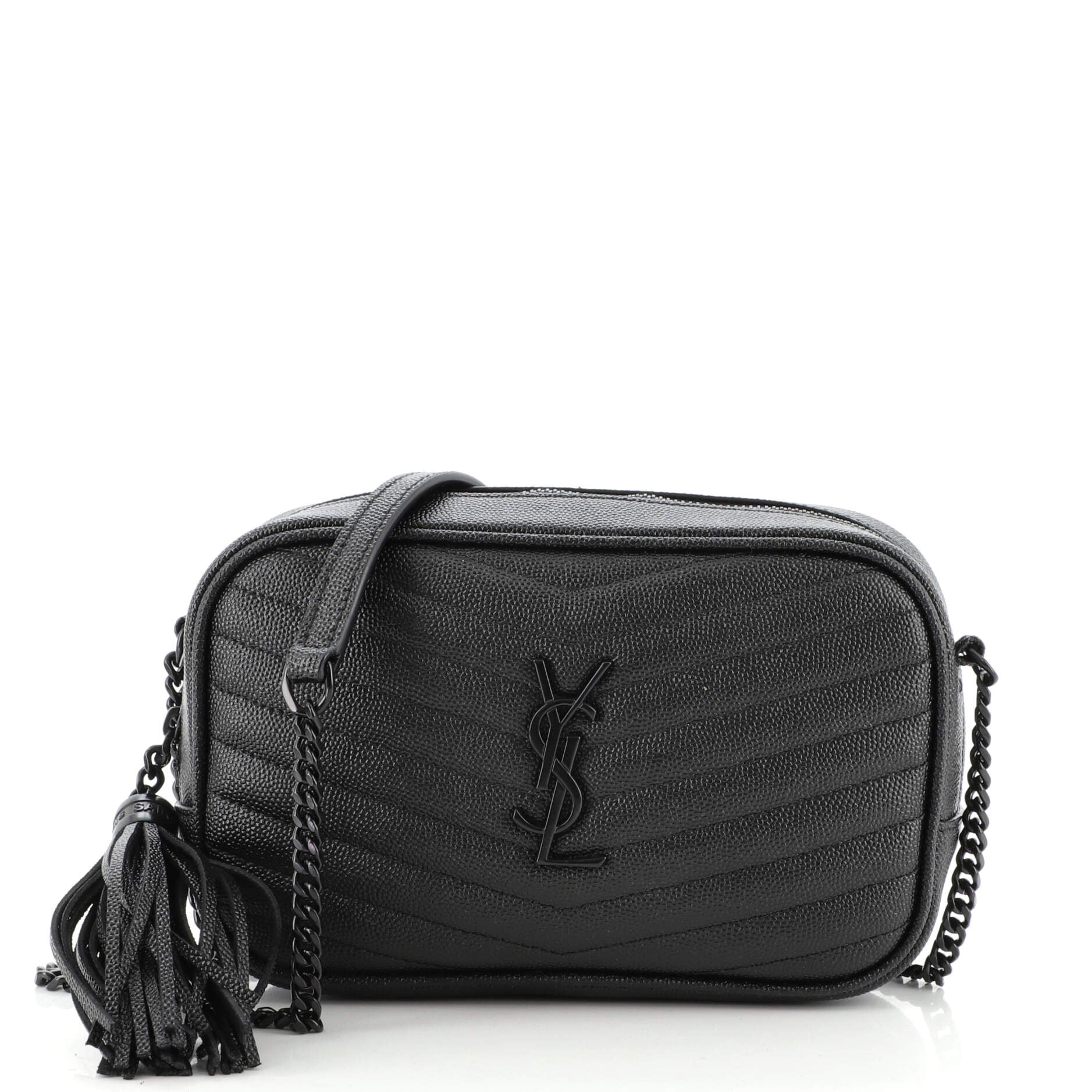 Lou Camera Bag Matelasse Chevron Leather Mini