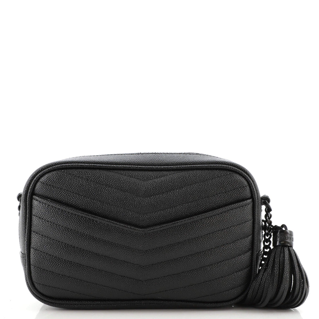 Lou Camera Bag Matelasse Chevron Leather Mini