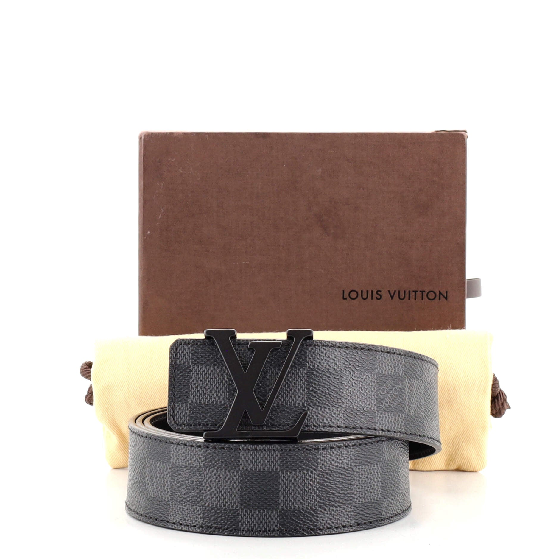 LV Initiales Belt Damier Graphite Wide 120