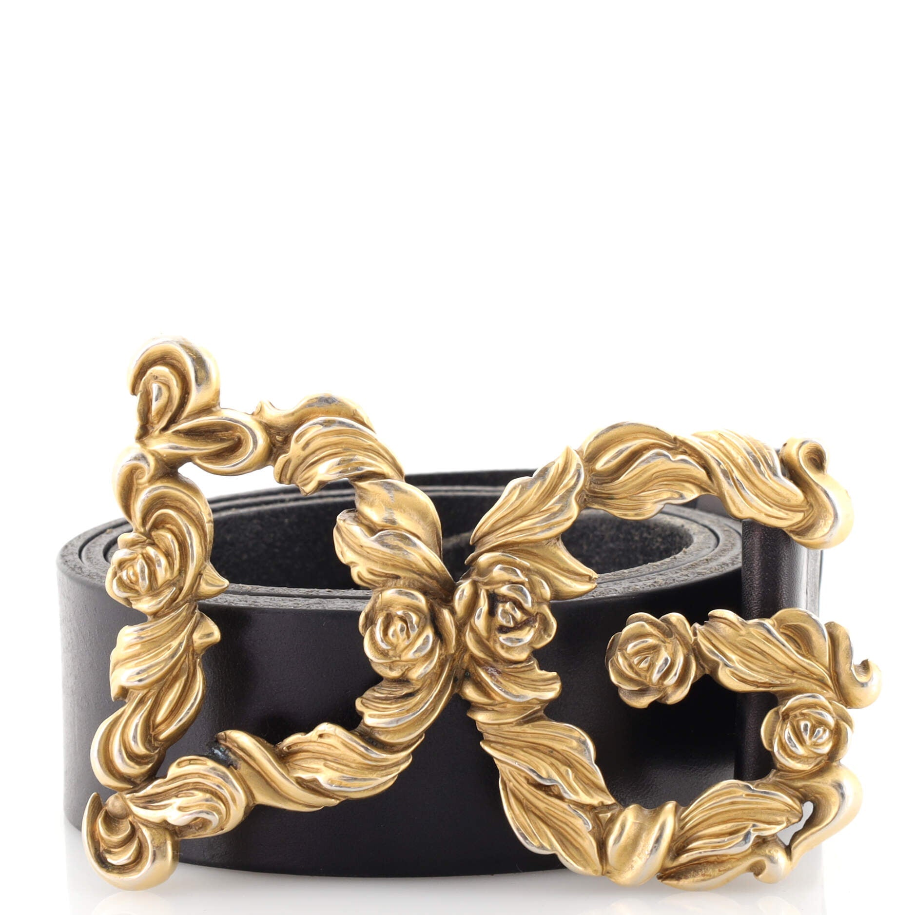DG Baroque Belt Leather Wide 90