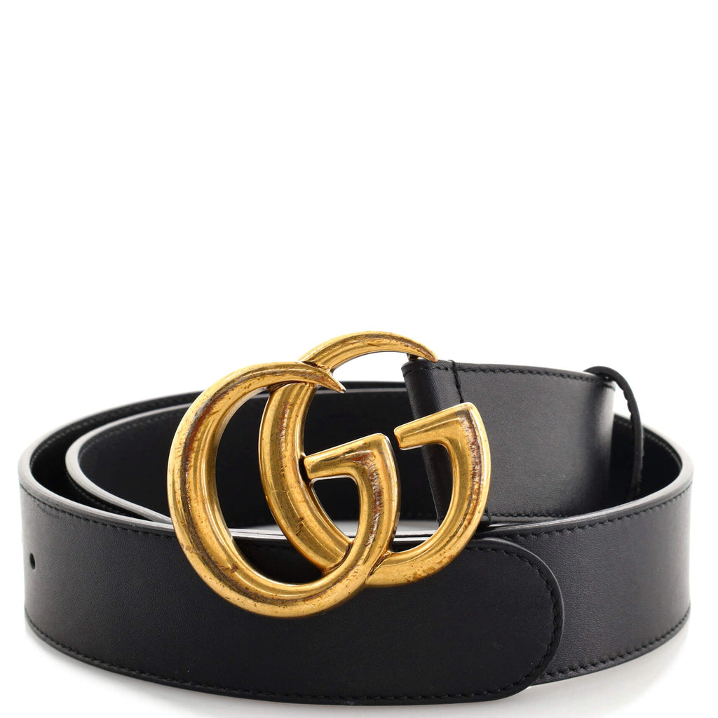 GG Marmont Belt Leather Wide 90