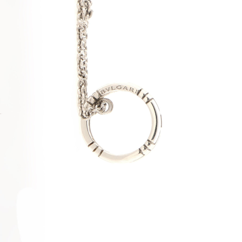 Parentesi Pendant Necklace 18K White Gold