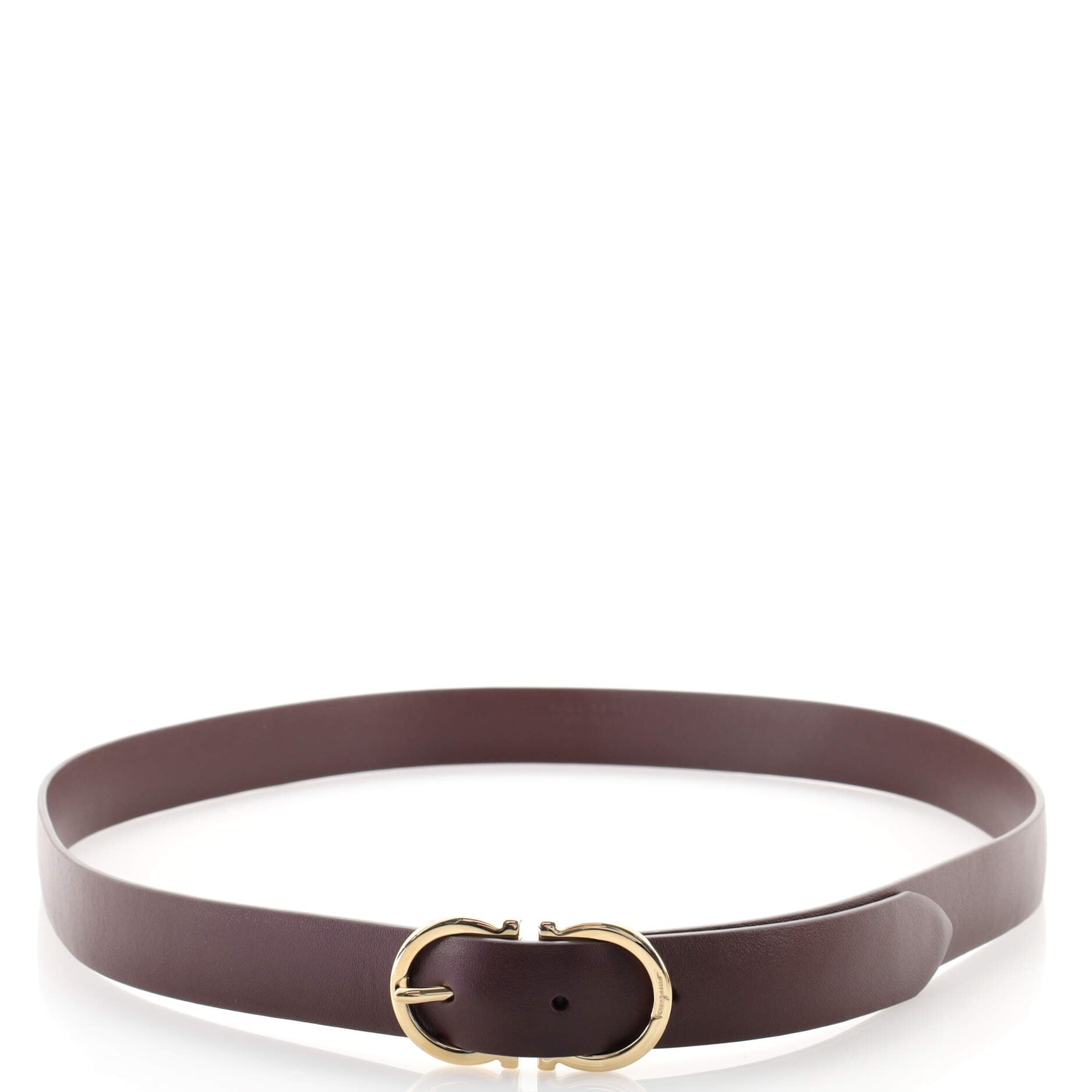 Gancini Belt Leather Thin 100