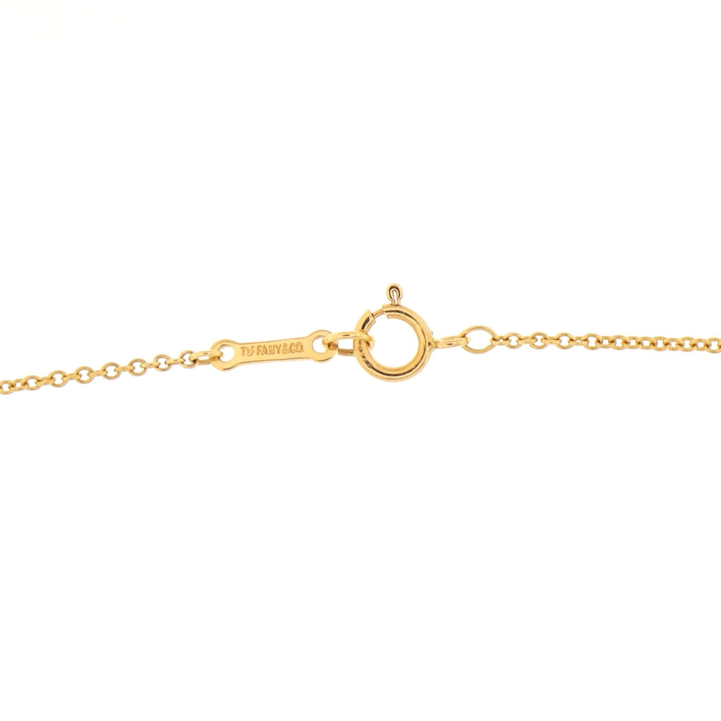 Paloma Picasso Half Moon Face Pendant Necklace 18K Yellow Gold