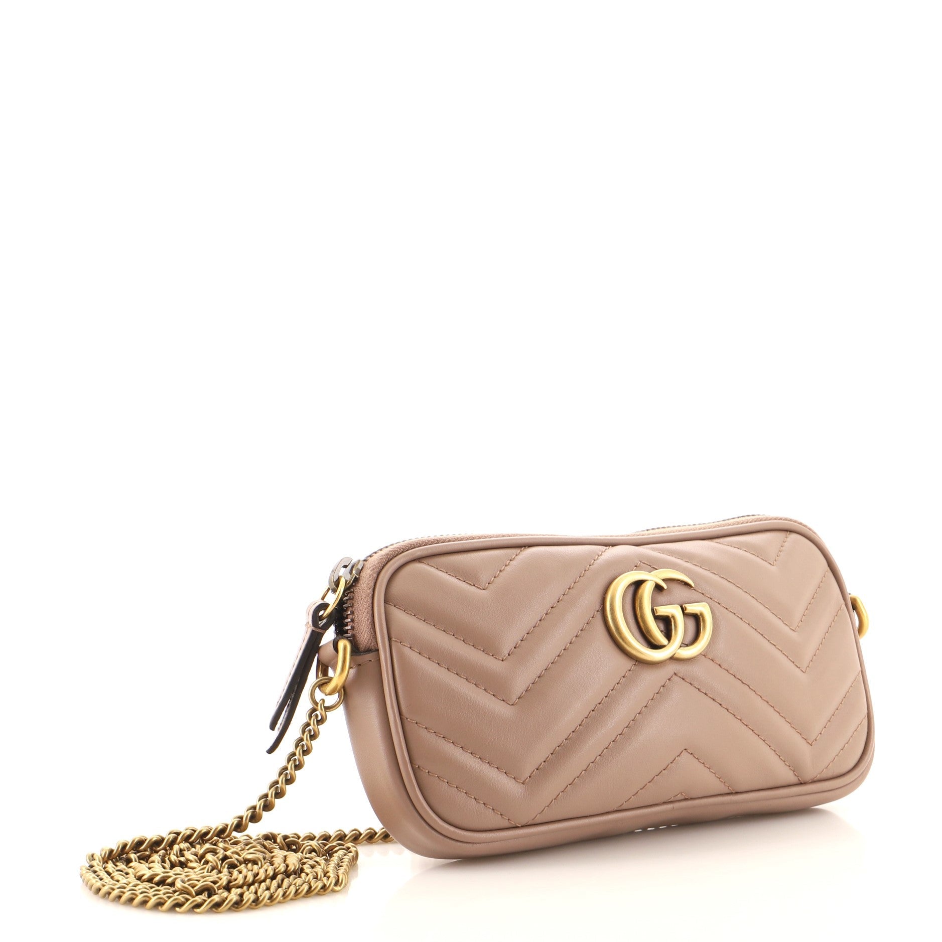 GG Marmont Chain Crossbody Bag Matelasse Leather Mini