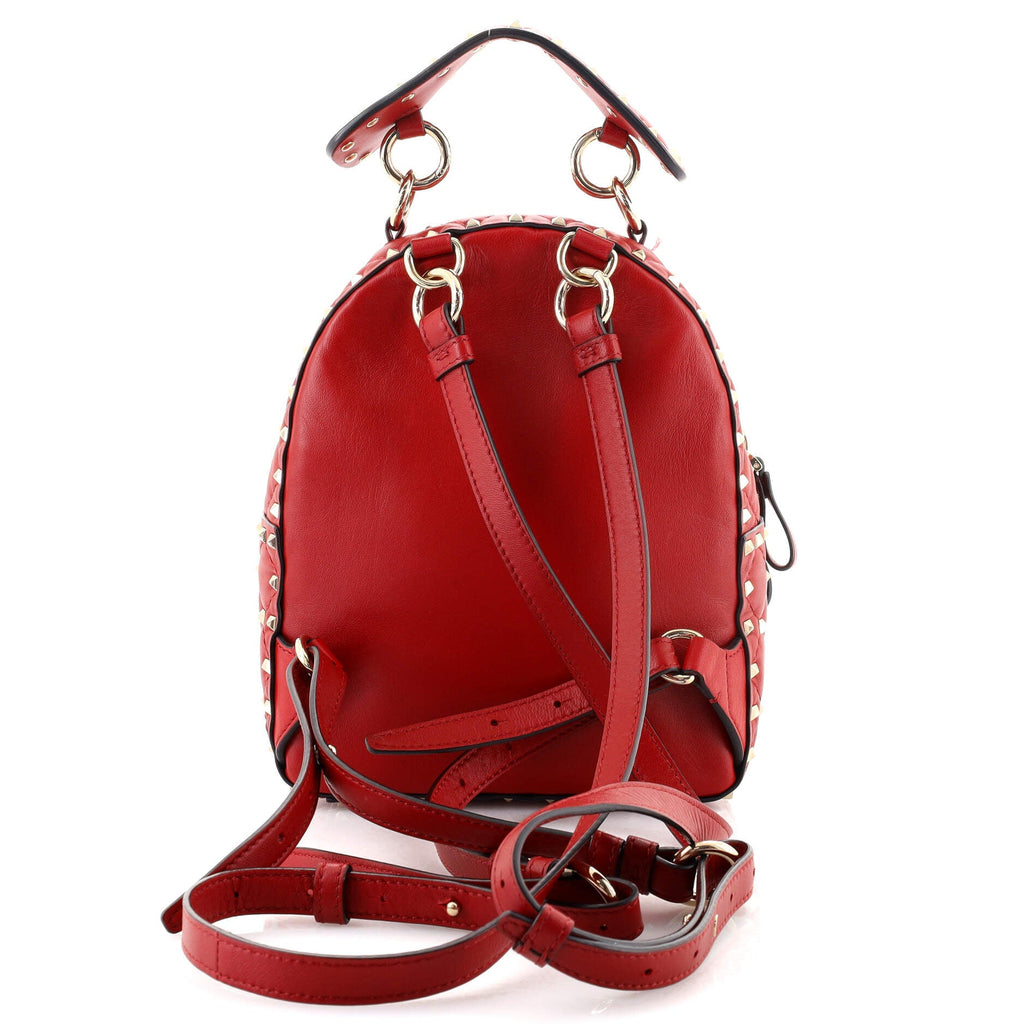 Rockstud Spike Backpack Quilted Leather Mini