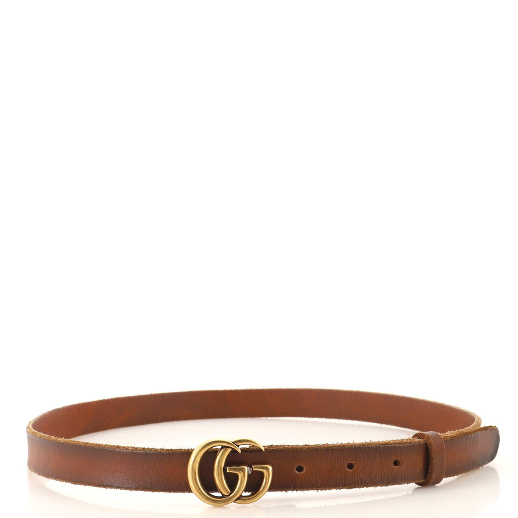 GG Marmont Belt Leather Thin 85