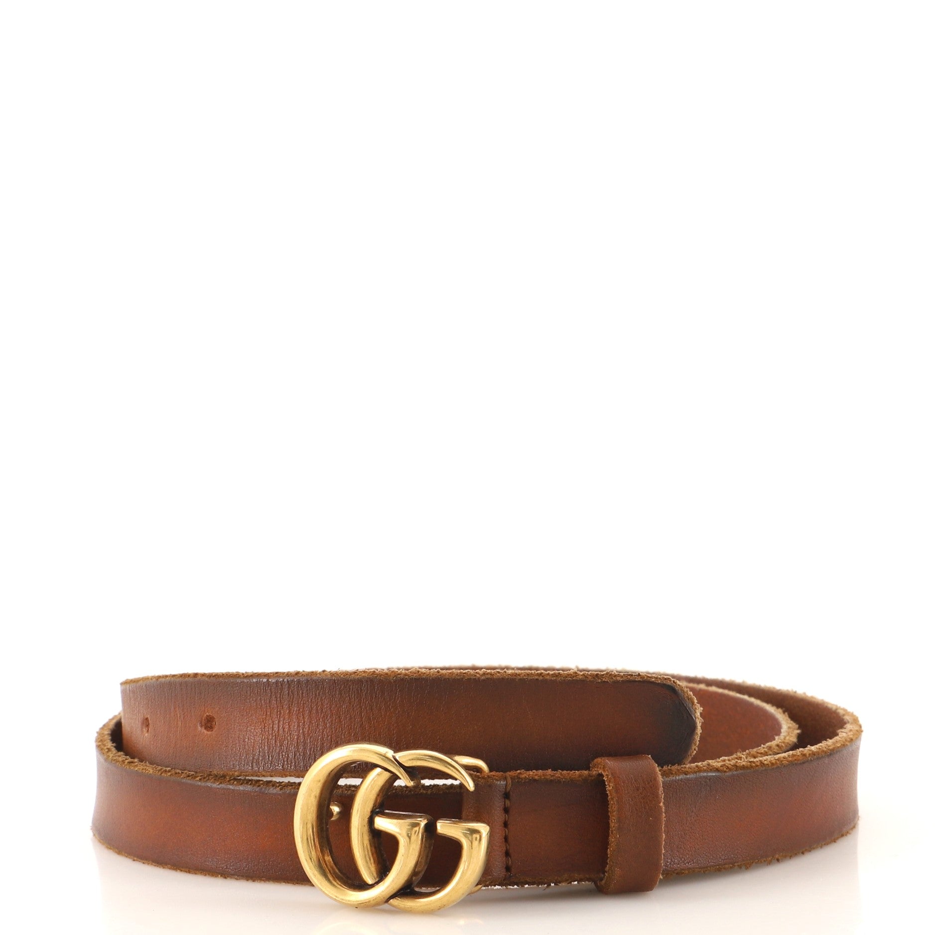 GG Marmont Belt Leather Thin 85