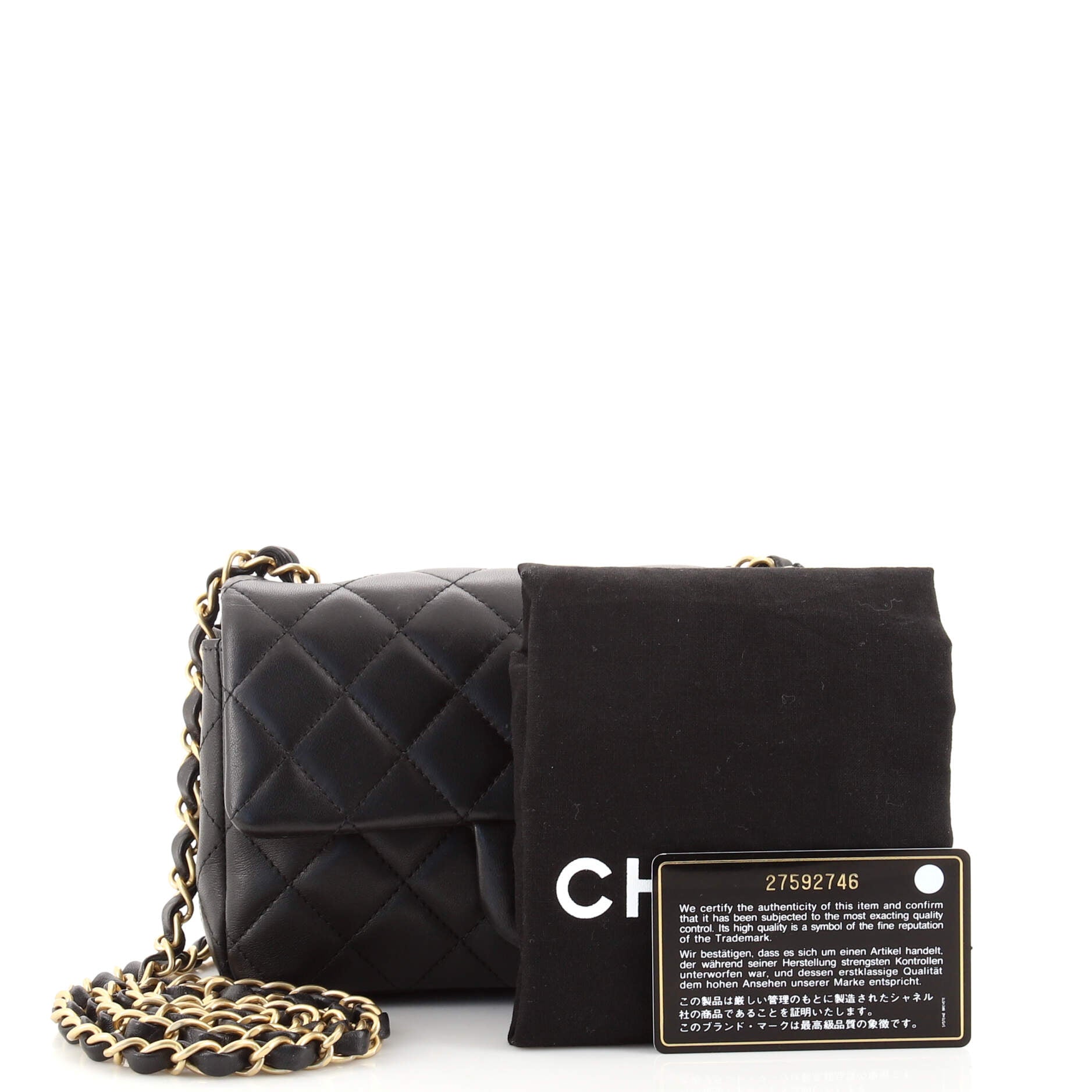 Classic Single Flap Bag Quilted Lambskin Mini